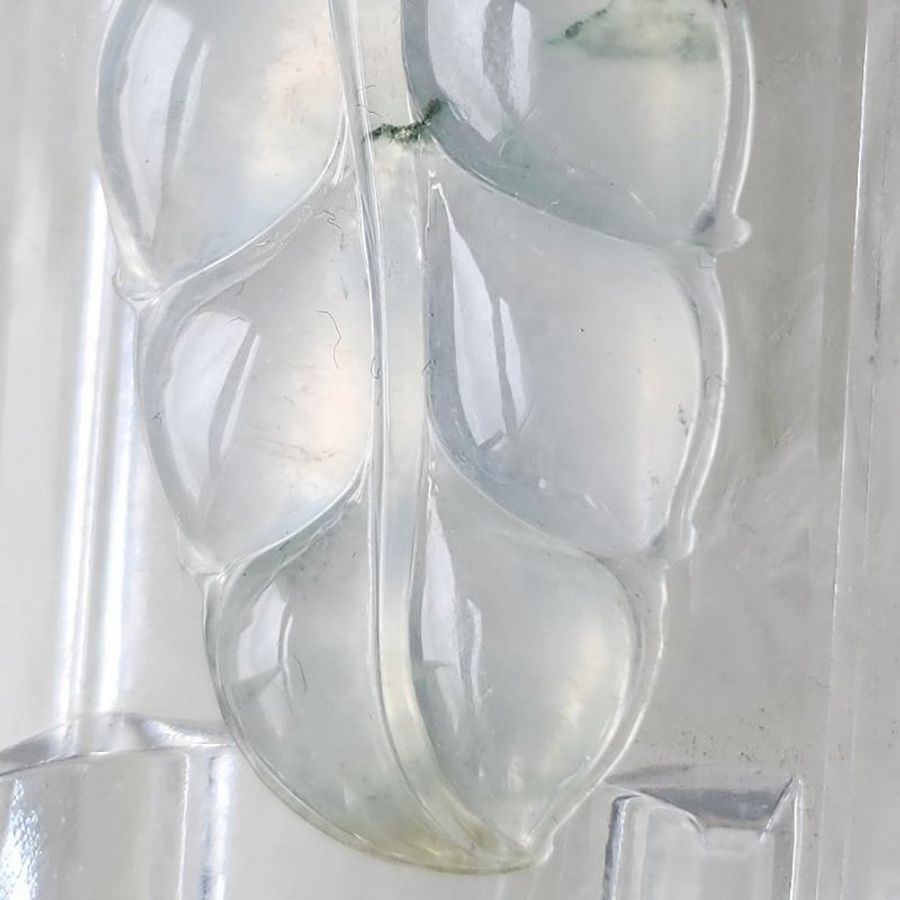翡翠珠寶_ 天然緬甸A貨全美玻璃種飄蘭花葉子玉墜(一葉致富)-7