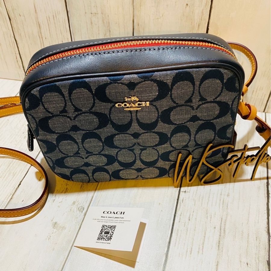 coach 牛仔相機包-0