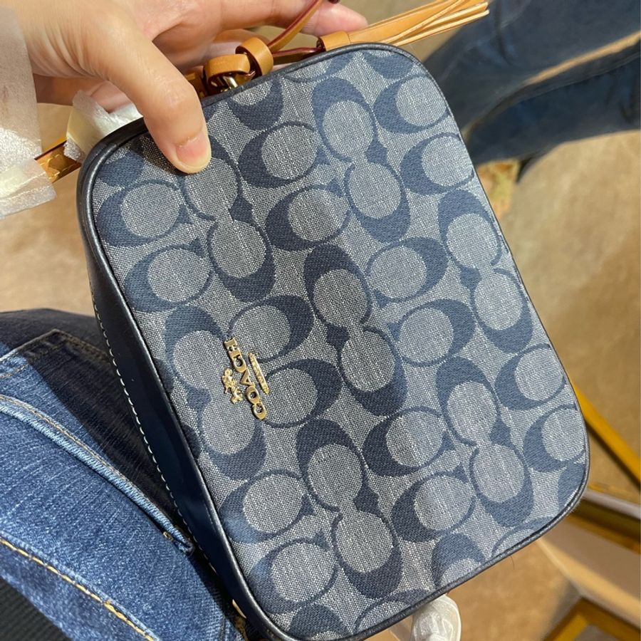 coach 牛仔相機包-7