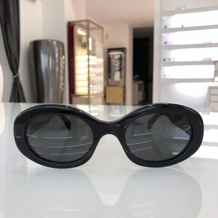 Celine 凱旋門 LOGO 黑金 太陽眼鏡-4