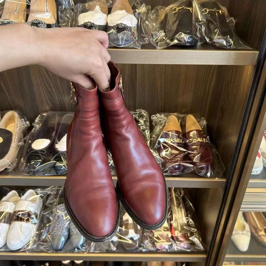 Louis Vuitton 短靴 SIZE 38 有正常穿著痕跡-0