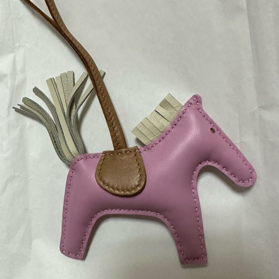 愛馬仕 小馬 Hermes rodeo X9錦葵紫pm 吊飾 掛飾-3