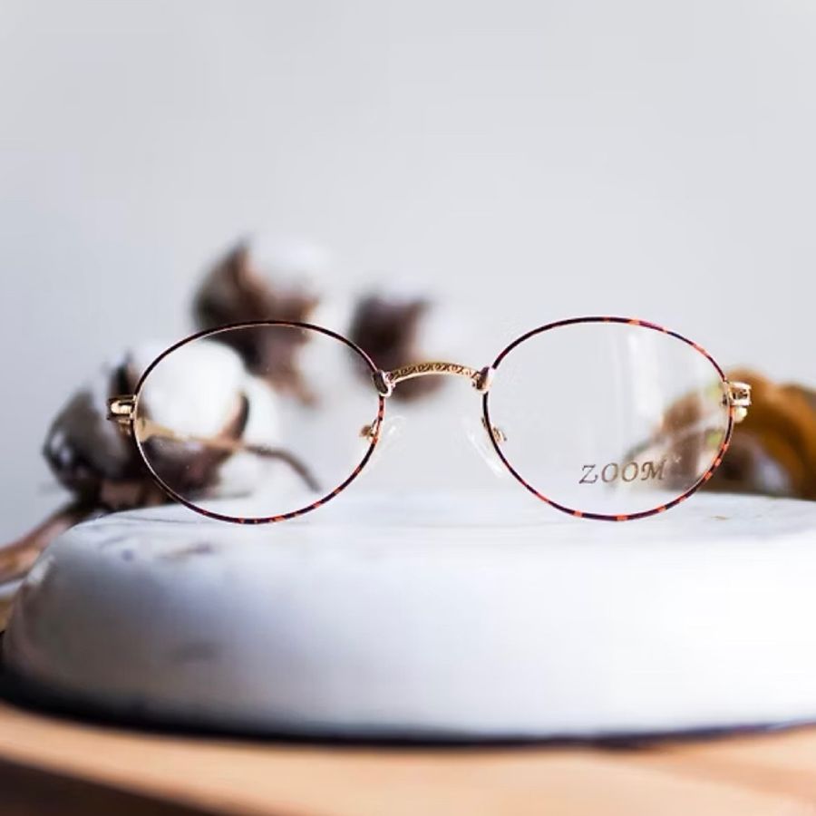鹿兒島閃爍霓虹派對 金絲雕花鼻角眼鏡鏡框 眼鏡Japan 金框 glasses-2