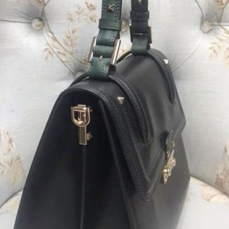 Valentino 好有氣質的黑色二用美包-2