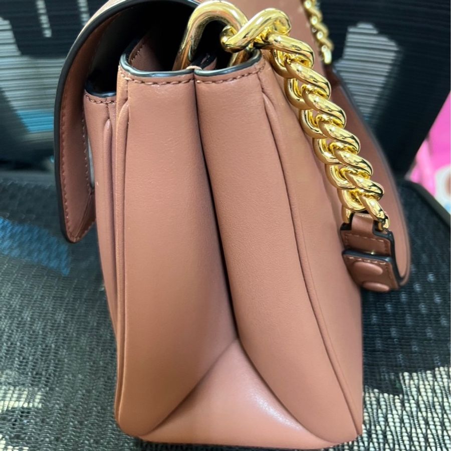 THE J MARC CHAIN SATCHEL 咖啡色-2
