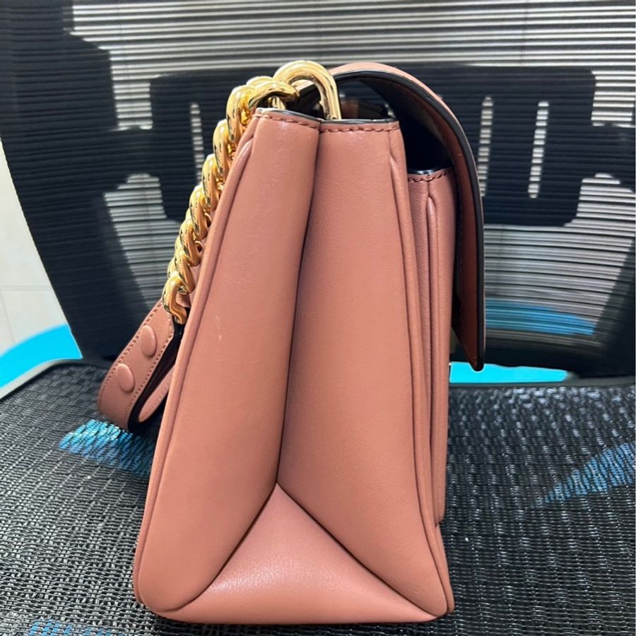 THE J MARC CHAIN SATCHEL 咖啡色-3