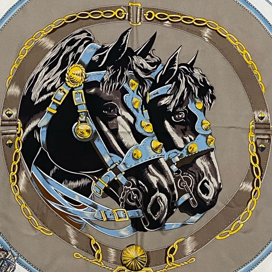 愛馬仕絲巾大方巾-2