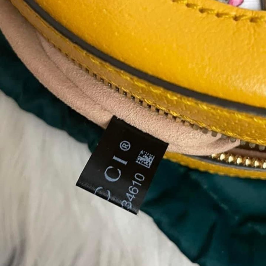 二手正品/近全新Gucci Ophidia Flora系列/Gucci 花卉圓餅包~看圖看內文-6