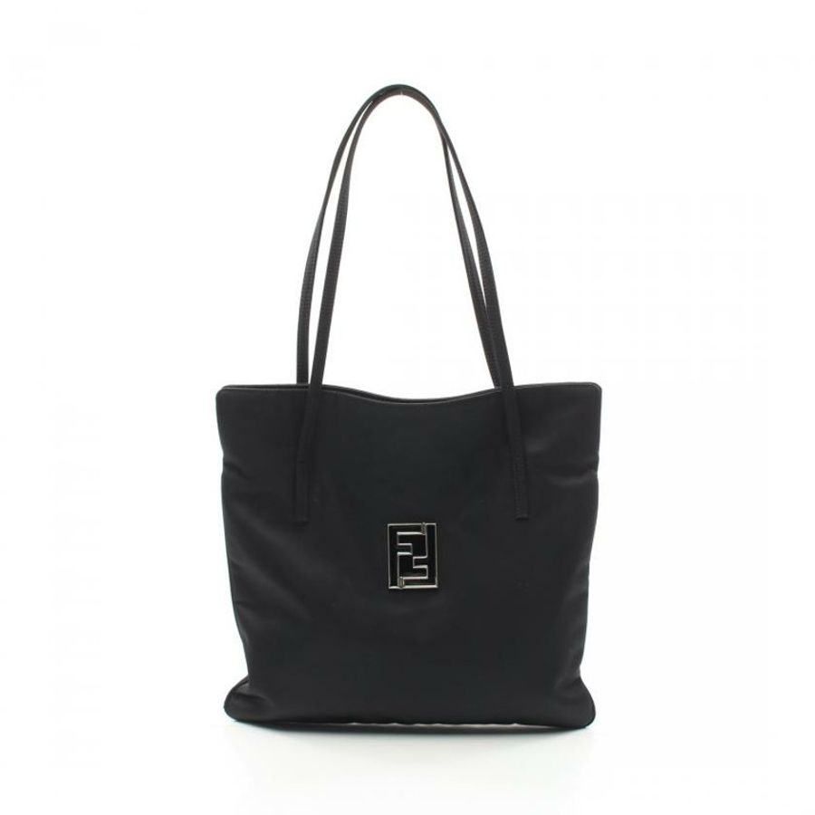 【日本直送】 FENDI FFLogo 肩包 托特包 尼龍 黑色-0