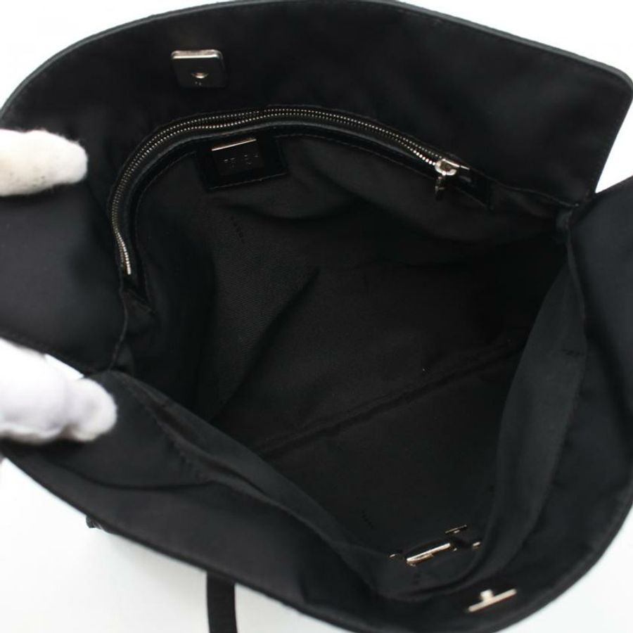 【日本直送】 FENDI FFLogo 肩包 托特包 尼龍 黑色-2
