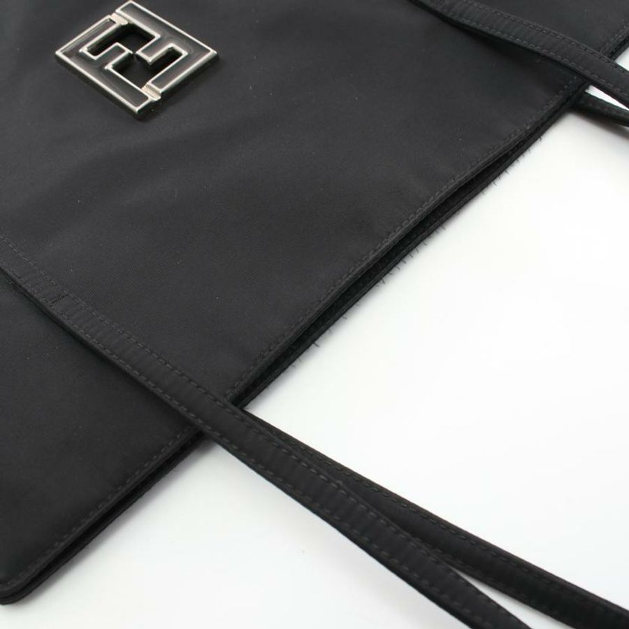 【日本直送】 FENDI FFLogo 肩包 托特包 尼龍 黑色-6