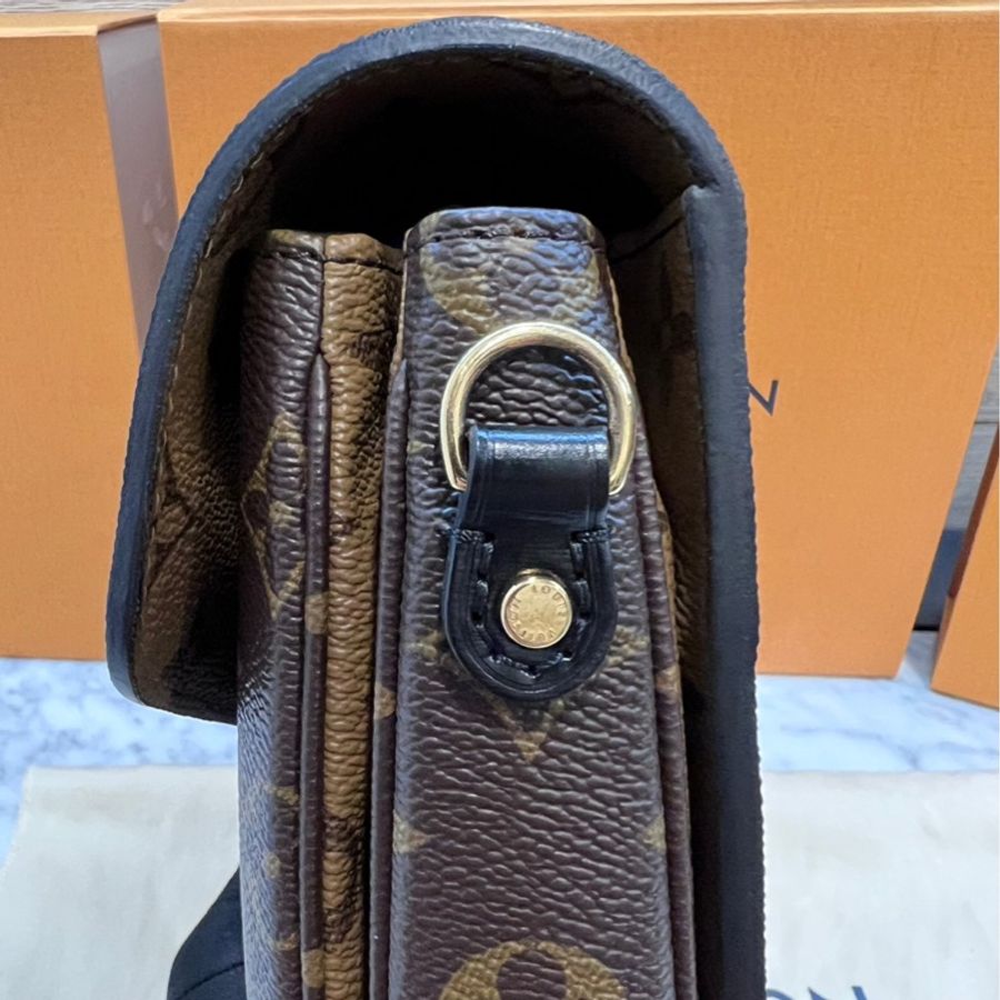 LV 拼色 M44876 郵差包 Pochette Metis-10