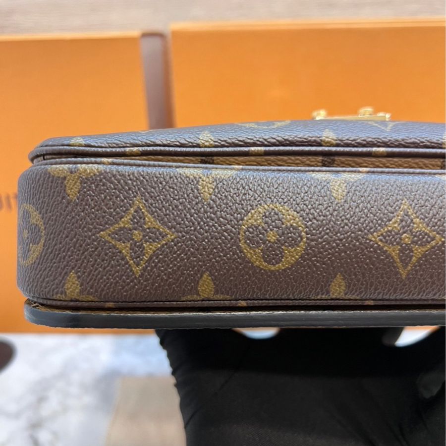 LV 拼色 M44876 郵差包 Pochette Metis-17