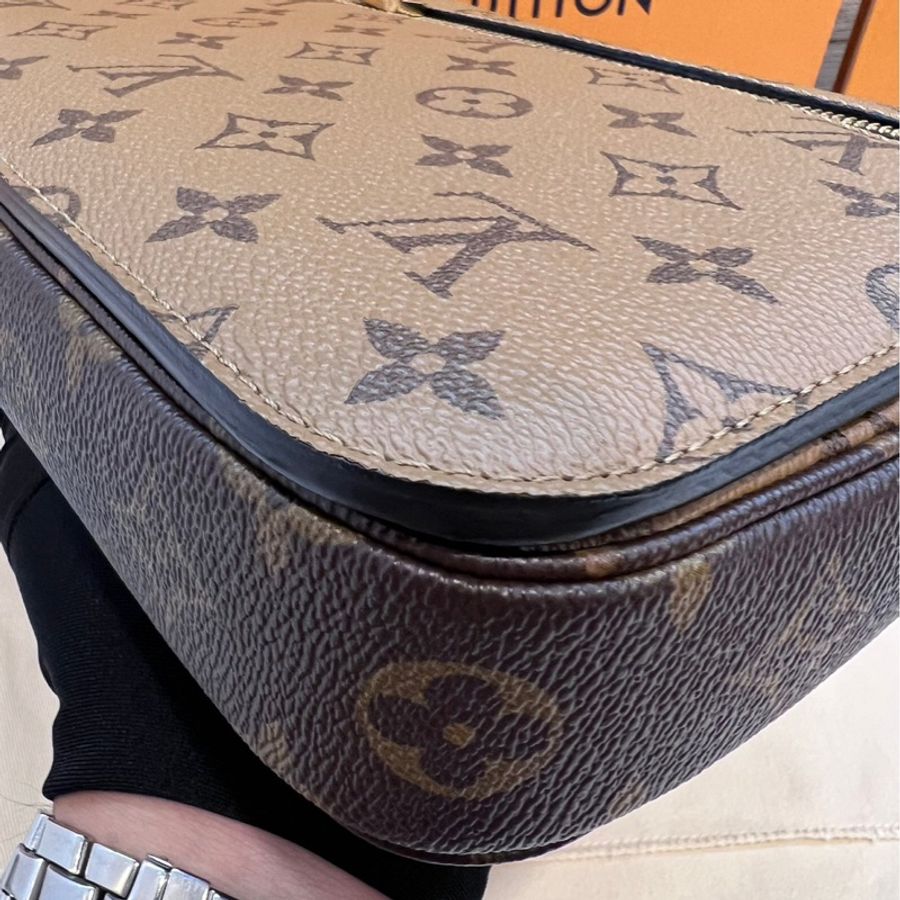 LV 拼色 M44876 郵差包 Pochette Metis-29