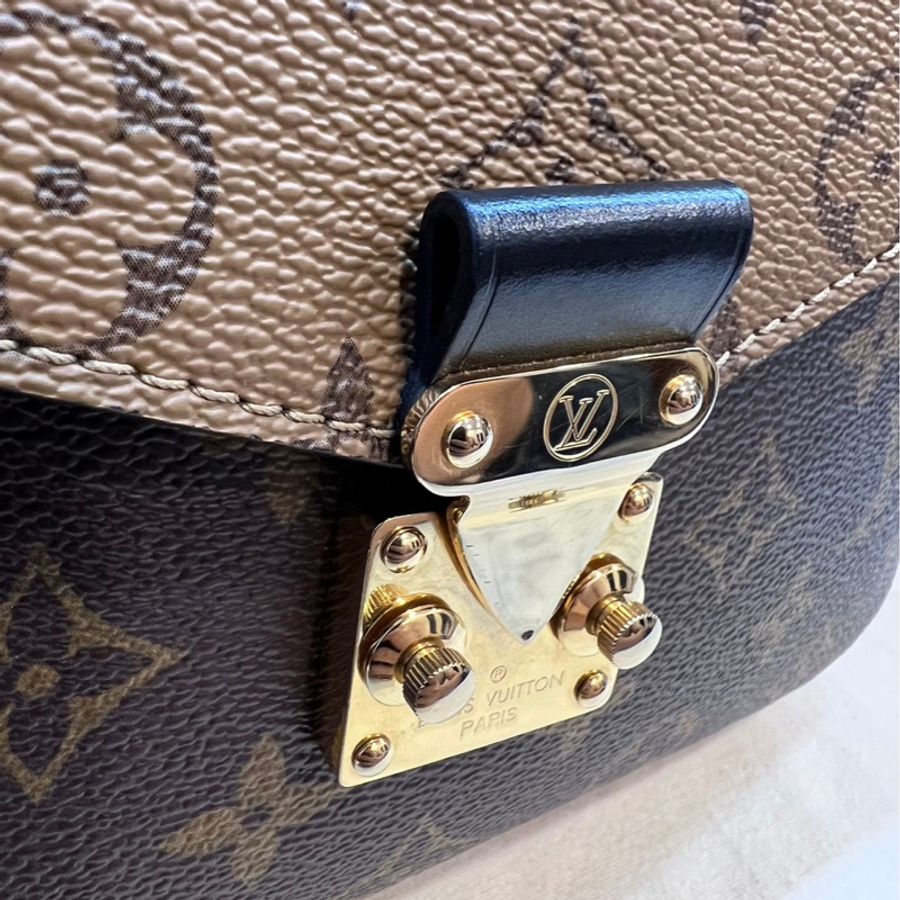 LV 拼色 M44876 郵差包 Pochette Metis-31