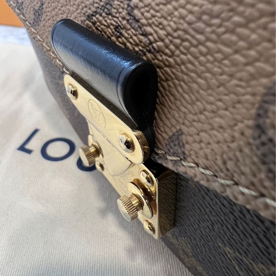 LV 拼色 M44876 郵差包 Pochette Metis-32