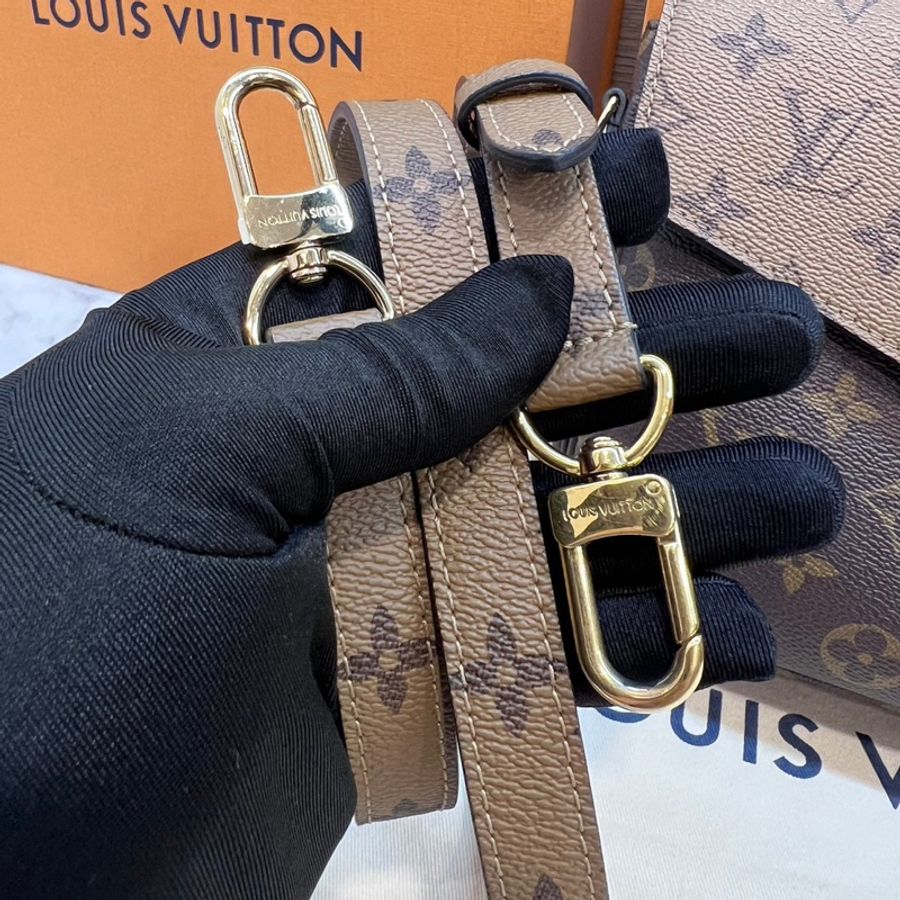 LV 拼色 M44876 郵差包 Pochette Metis-33
