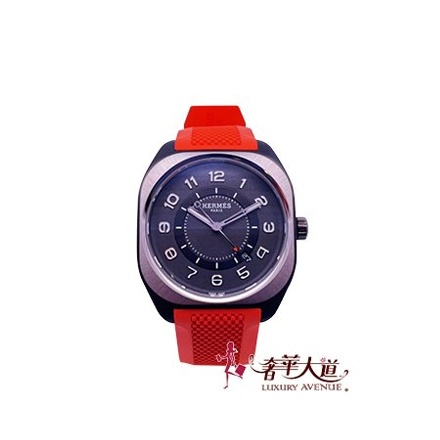 HERME'S H08系列DLC/鈦金屬機械腕錶 39MM SP1.741a-0