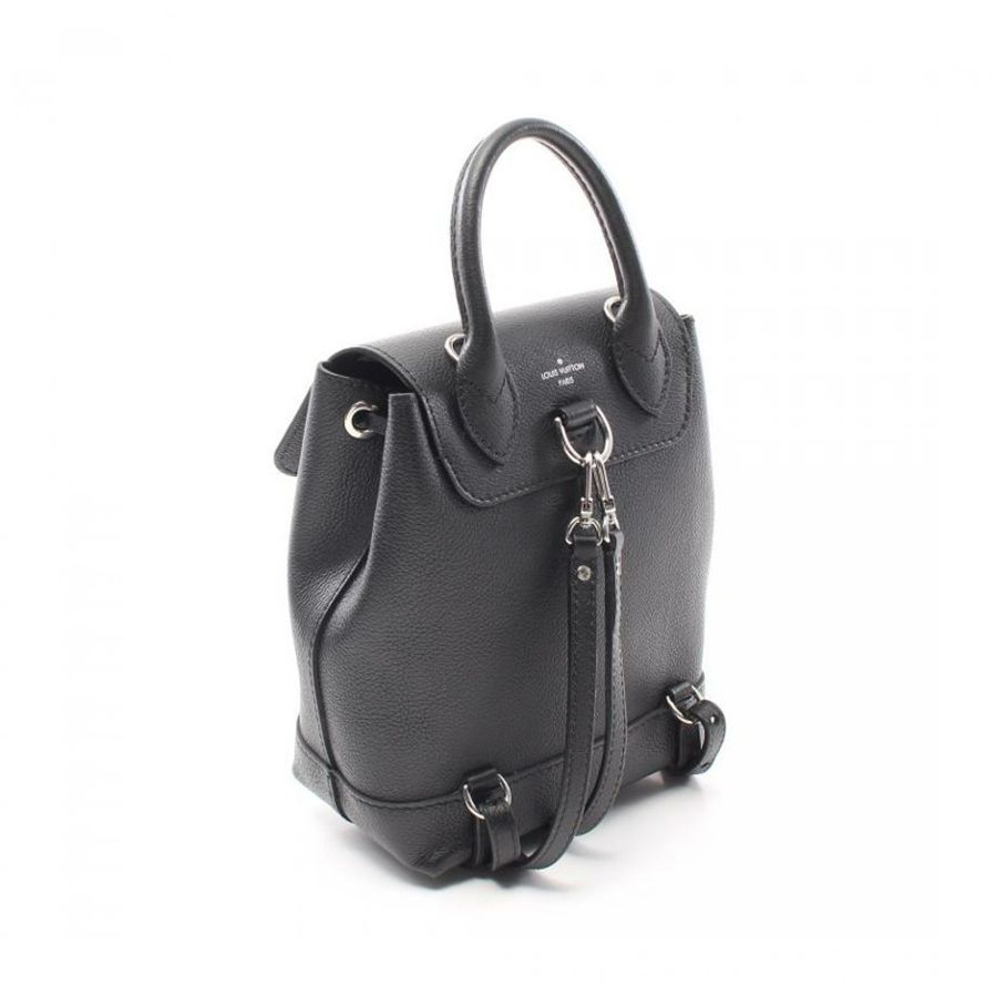 【日本直送】 LOUIS VUITTON lockme 肩膀包 迷你 黑色 迷你肩背包 真皮 黑色-1