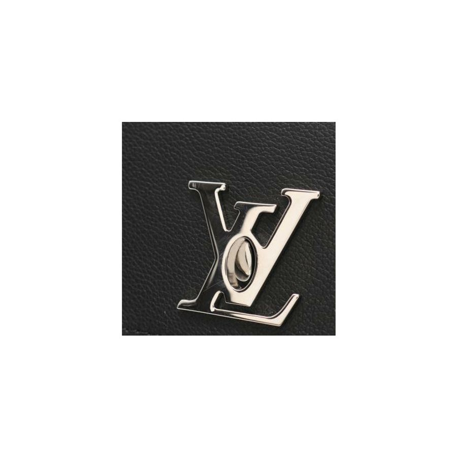 【日本直送】 LOUIS VUITTON lockme 肩膀包 迷你 黑色 迷你肩背包 真皮 黑色-8