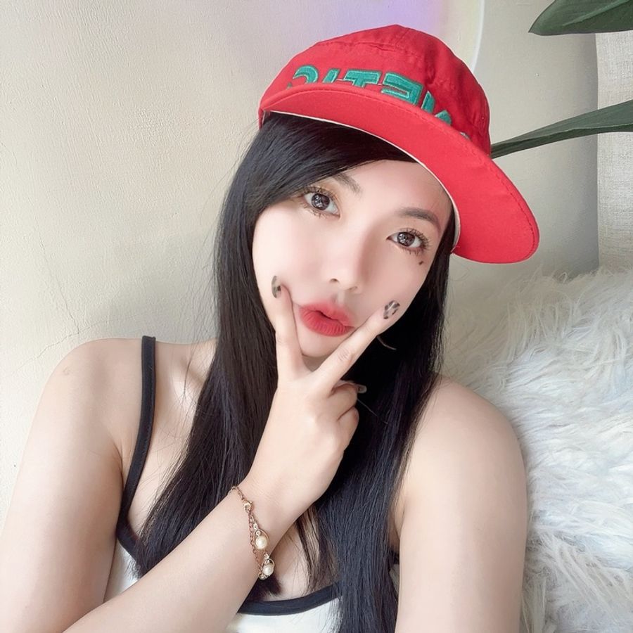 河津夏季烈火艷紅戀愛季節 古董七片圓頂鴨舌棒球帽 baseball cap-5