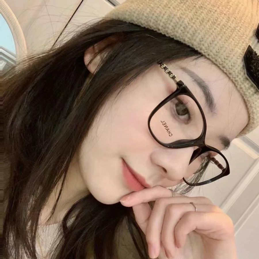 Chanel🤍Ch3408 爆款趙露思同款 鏈條光學眼鏡 可配度數-1