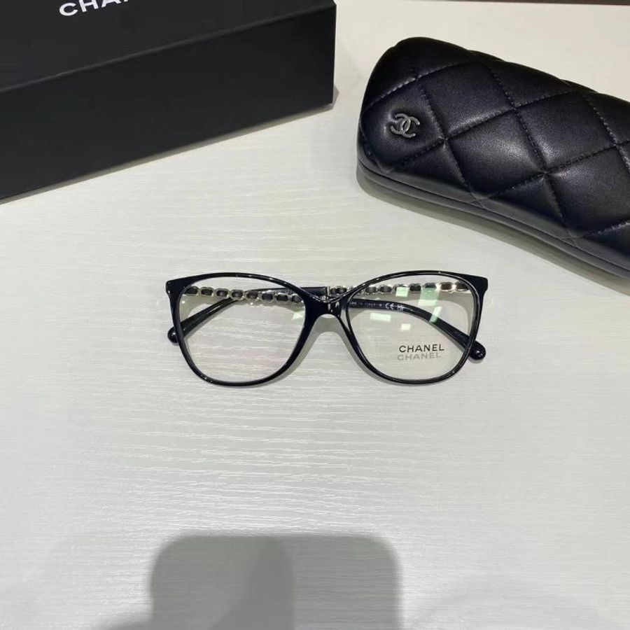 Chanel🤍Ch3408 爆款趙露思同款 鏈條光學眼鏡 可配度數-2