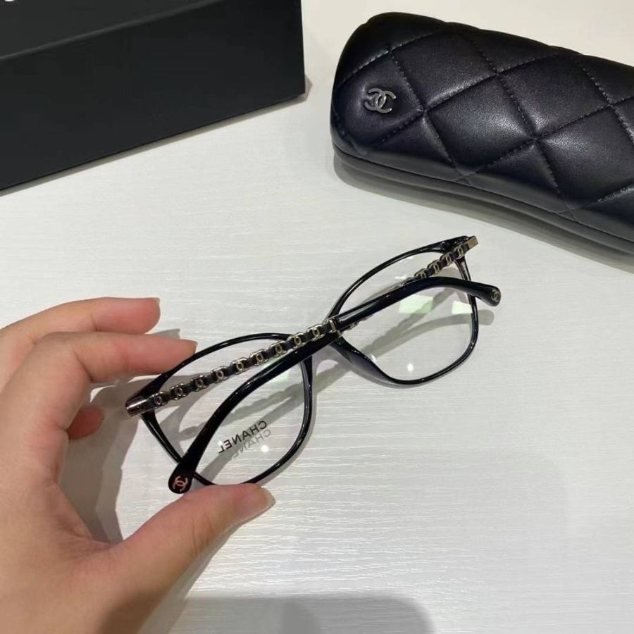 Chanel🤍Ch3408 爆款趙露思同款 鏈條光學眼鏡 可配度數-3