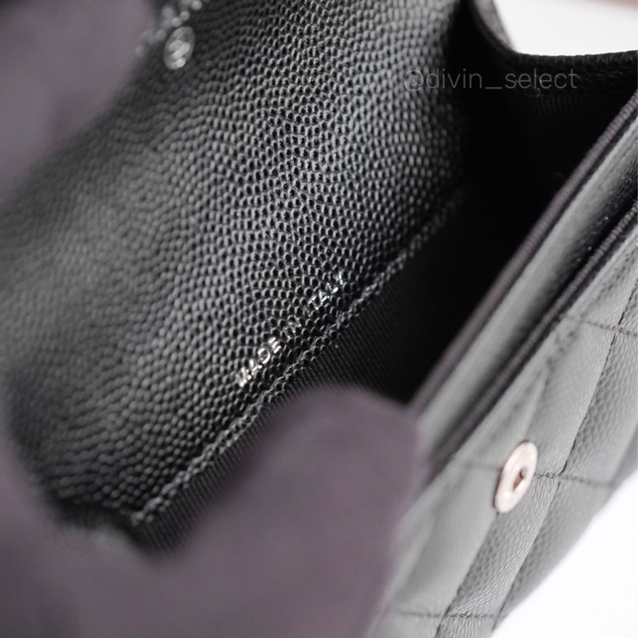 Chanel boy flap cardholder 香奈兒boy黑銀卡包-5