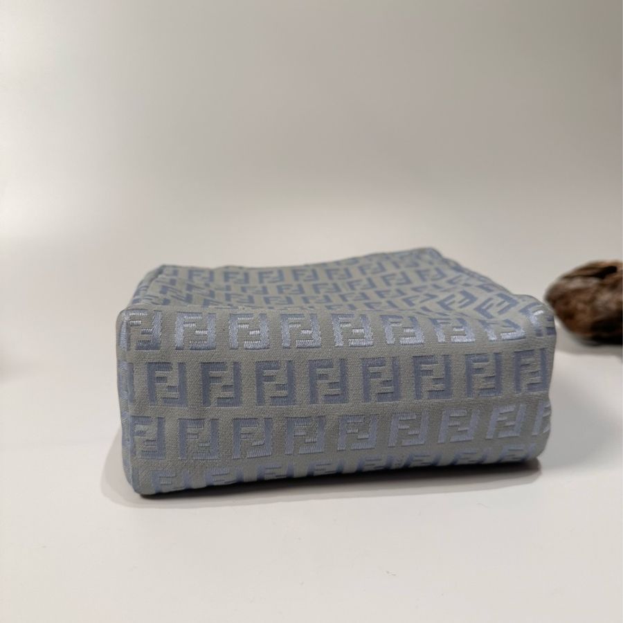 Fendi vintage 日本二手 中古復古古董 經典老花 豆腐包 便當包 小方包 手提包-6