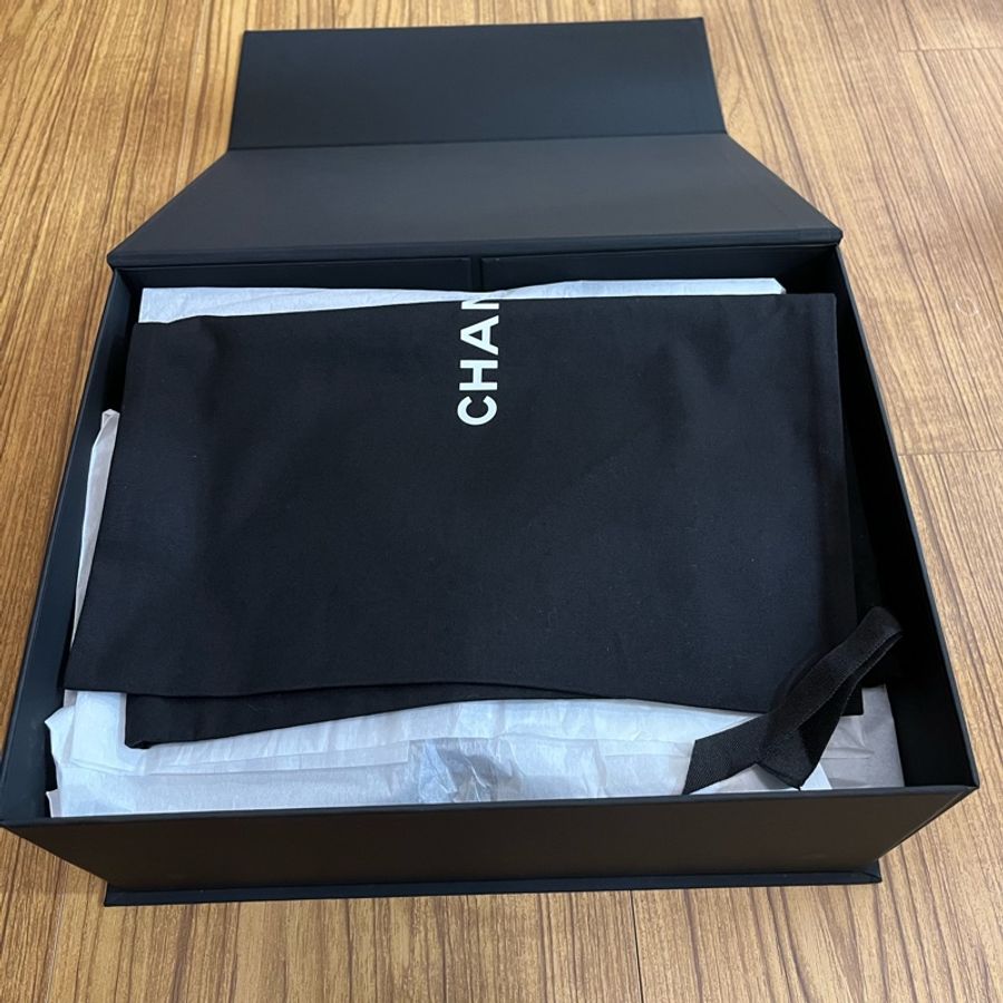 Chanel 限量徽章包最佳尺寸 /復古金銀雙色鏈條-41