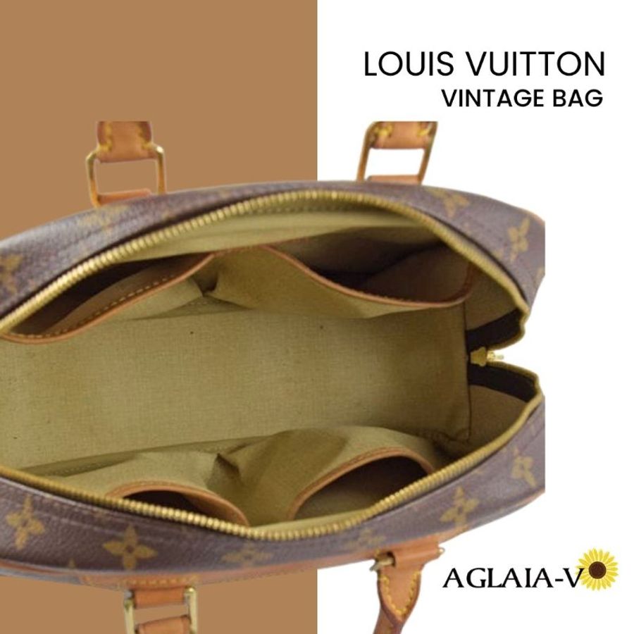 LOUIS VUITTON 正品 絕版品小珍妮包M42228老花款二手手提包-8