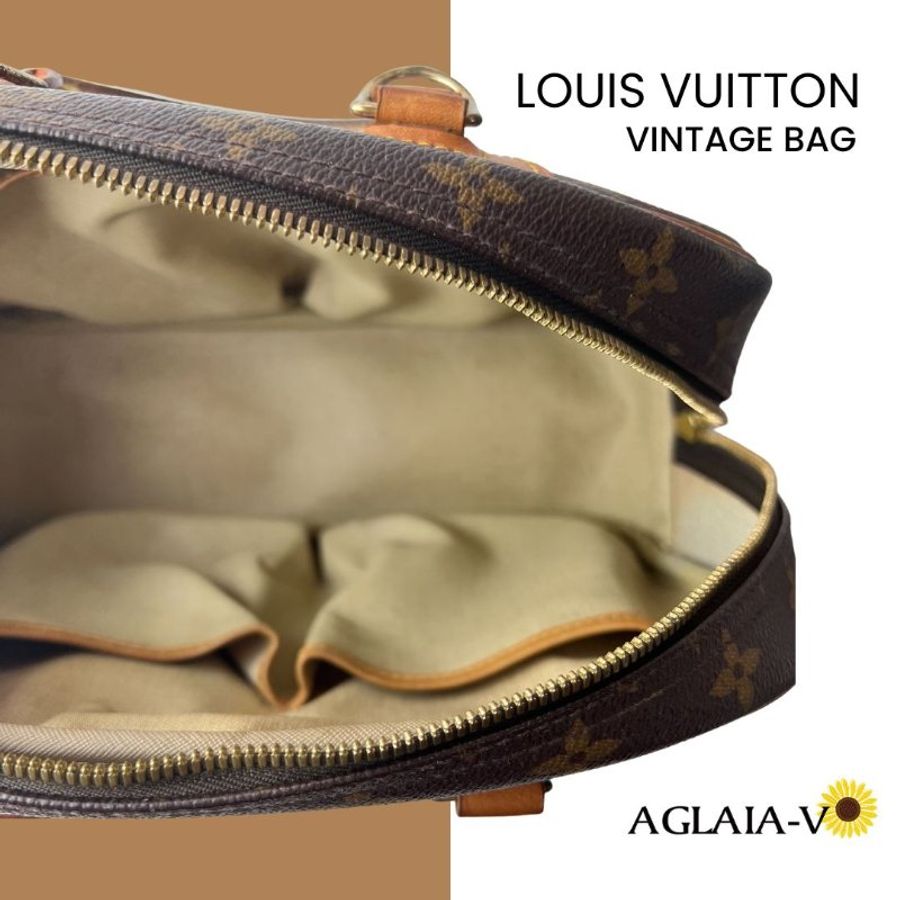 LOUIS VUITTON 正品 絕版品小珍妮包M42228老花款二手手提包-9