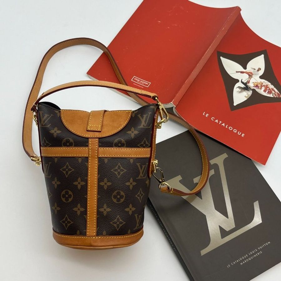 Louis Vuitton LV老花字紋 Duffle Bag薯條包/斜背包/肩背包/手提包-2