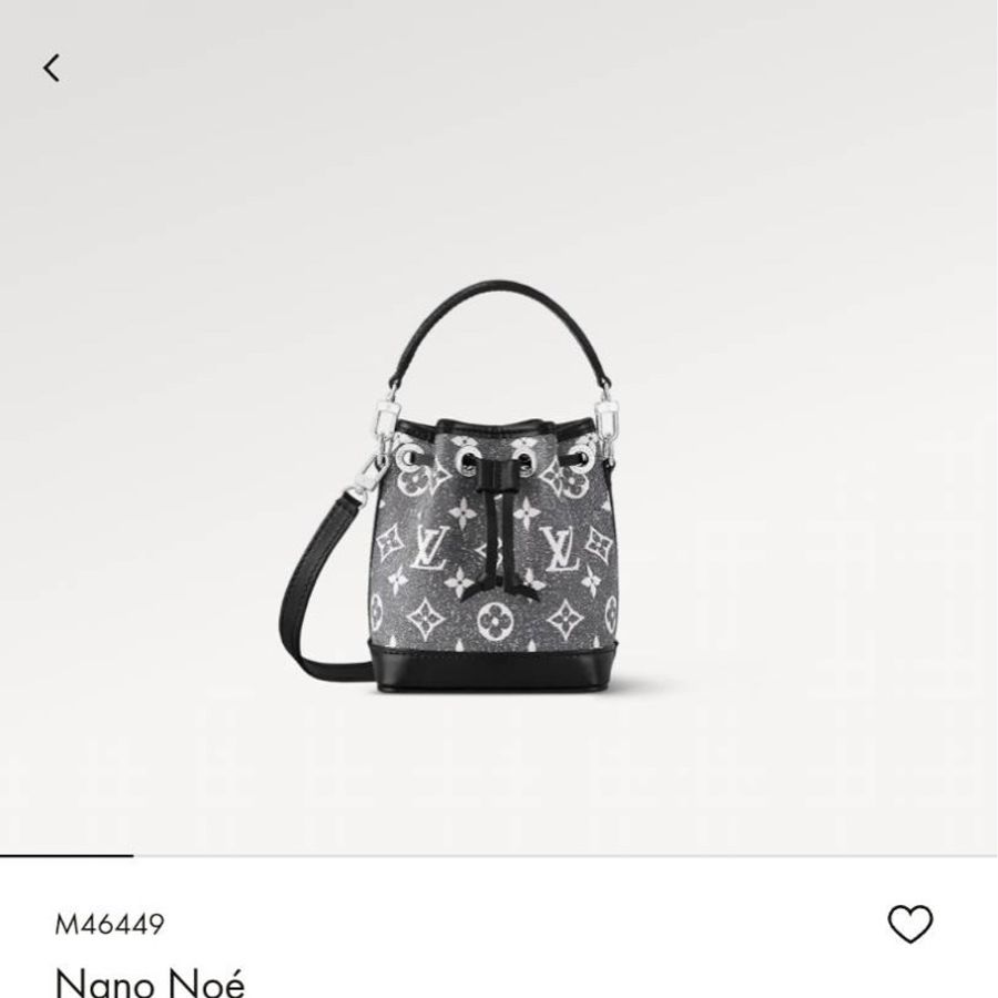 LV 🖤 牛仔小水桶 Nano Noe 迷你水桶包/肩背包/手提包(九成新)M46449-0