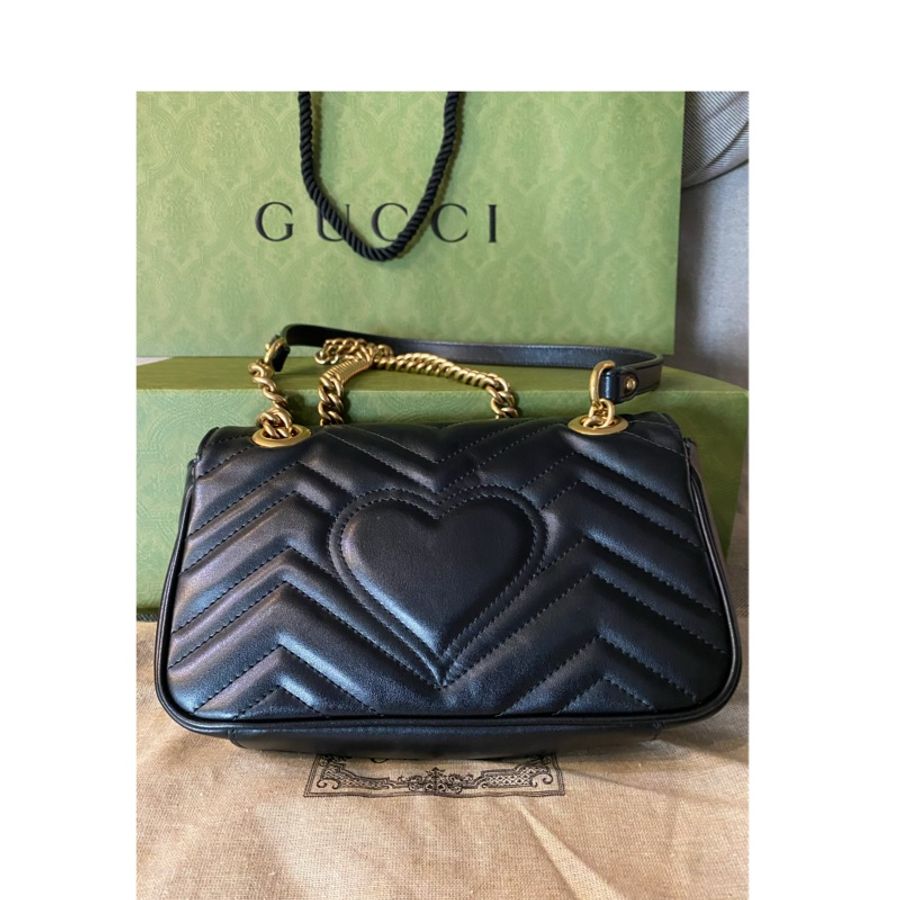 GUCCI GG MARMONT絎縫迷你袋-5