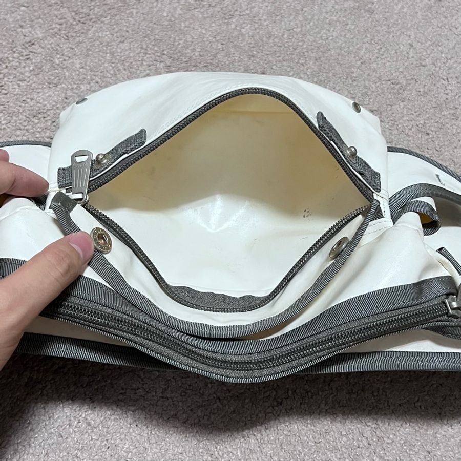 Porter Yoshida & Co Vintage PVC Fanny Pack Japan Belt Bag 日本吉田 腰包 胸包 大號 大容量 工作袋 日本製 鞄-5