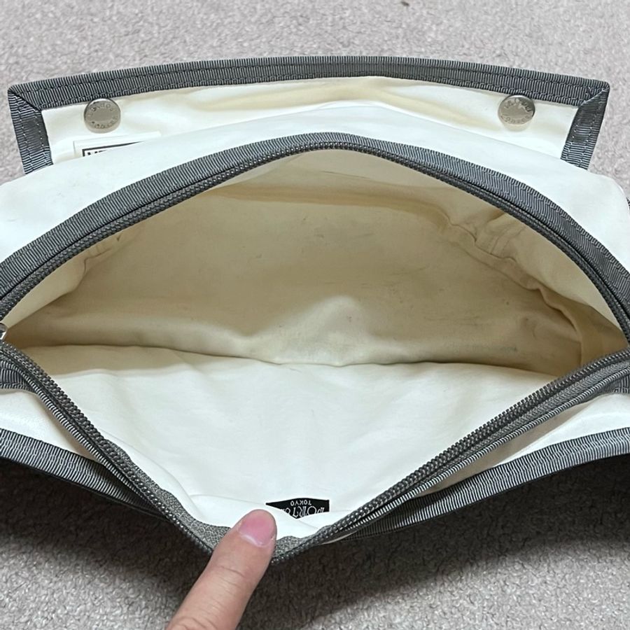 Porter Yoshida & Co Vintage PVC Fanny Pack Japan Belt Bag 日本吉田 腰包 胸包 大號 大容量 工作袋 日本製 鞄-6