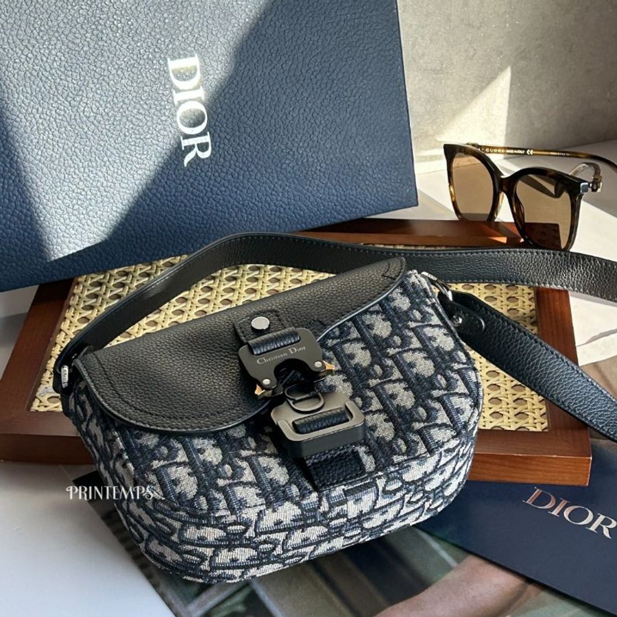 ⚠️待補貨｜DIOR｜ Oblique迷你馬鞍包 淺色-2