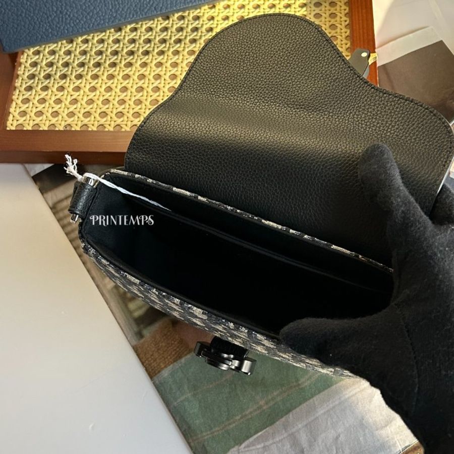 ⚠️待補貨｜DIOR｜ Oblique迷你馬鞍包 淺色-6