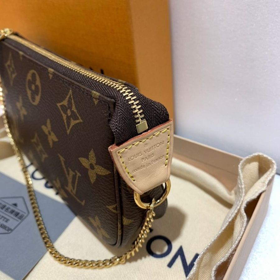 LV 迷你麻將包/腋下包/手提包 M58009 近全新-8