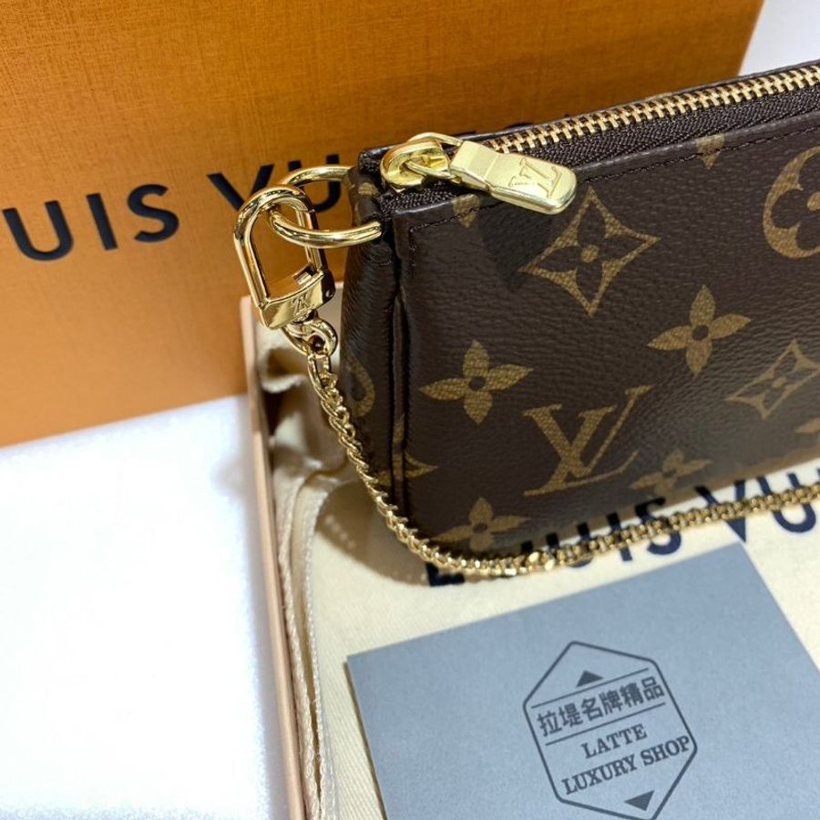 LV 迷你麻將包/腋下包/手提包 M58009 近全新-9