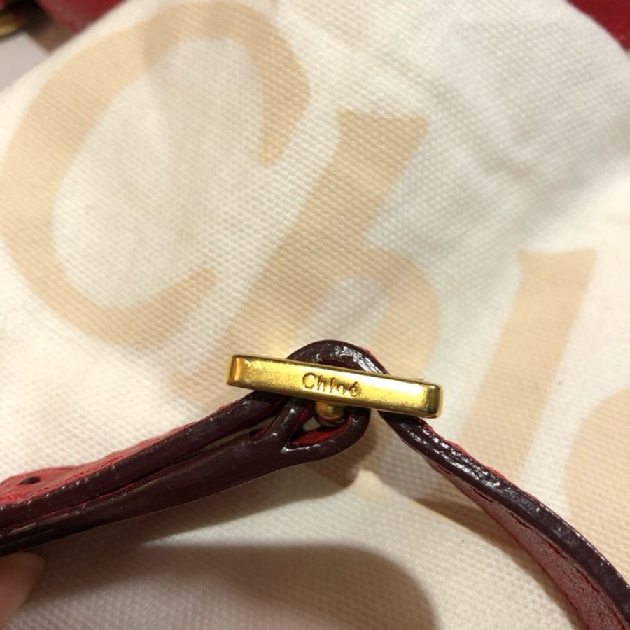 正chloe marcie鈴谷包小mini紅色斜背包側背包可放短夾(faye黑drew全新TESS後背包penelope大woody二手sense長夾Tess-5