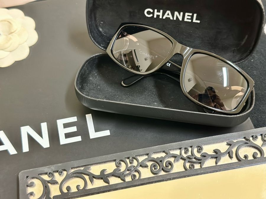 🔥爆款墨鏡🕶️釋出🔥#Chanel 絕版 #大Clogo #墨鏡 #vintage 鏤空logo #太陽眼鏡 小臉神器😍稀有美品💕-25