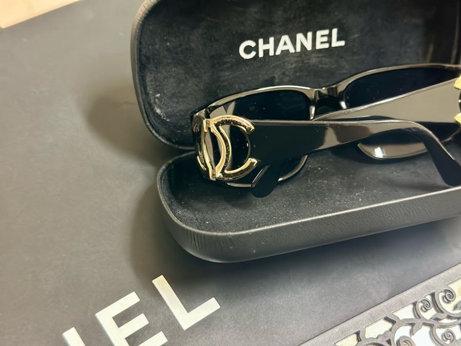 🔥爆款墨鏡🕶️釋出🔥#Chanel 絕版 #大Clogo #墨鏡 #vintage 鏤空logo #太陽眼鏡 小臉神器😍稀有美品💕-27