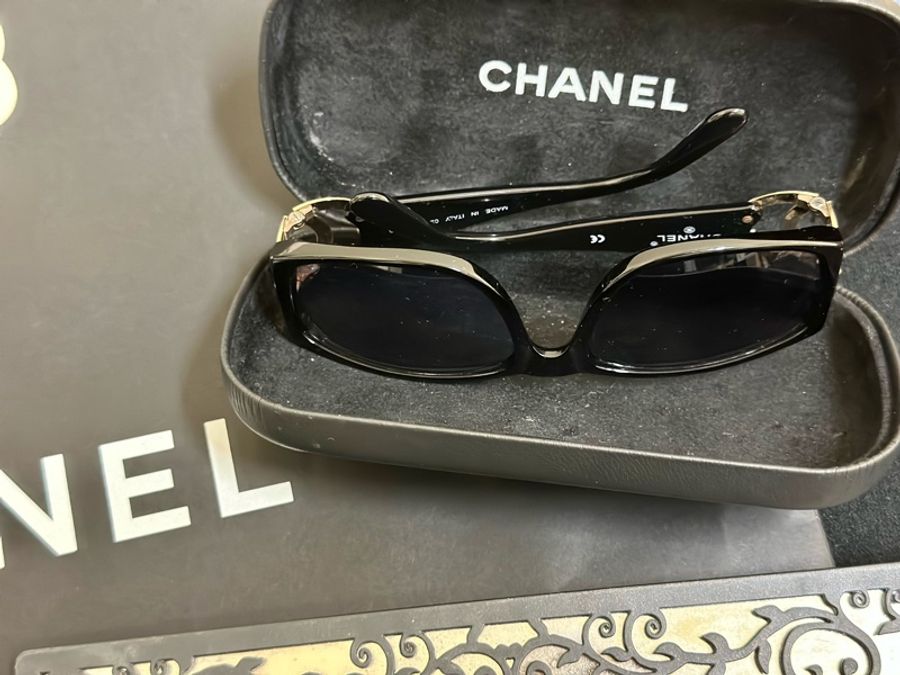 🔥爆款墨鏡🕶️釋出🔥#Chanel 絕版 #大Clogo #墨鏡 #vintage 鏤空logo #太陽眼鏡 小臉神器😍稀有美品💕-29
