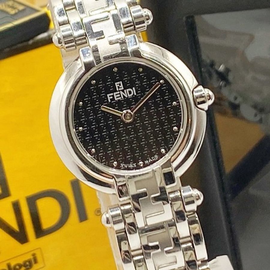 Fendi 雙F經典款石英手錶 極美款 Vintage✨-0