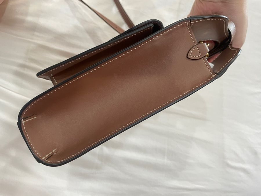 BURBERRY Pocket 中號帆布拚皮革二用口袋包-2