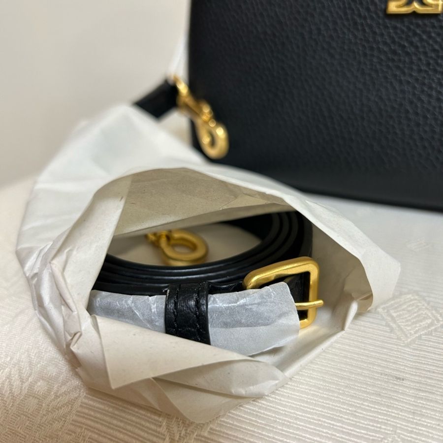 Tory Burch Britten Micro Satchel TB 鏤空 浮雕 斜背包-1