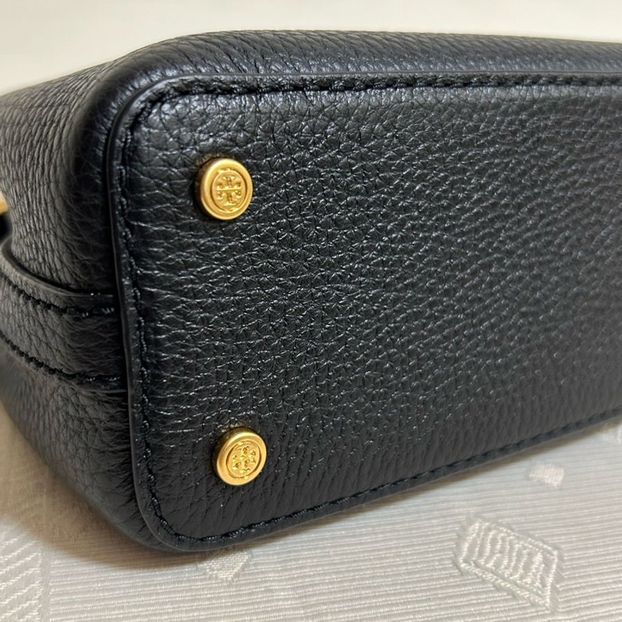 Tory Burch Britten Micro Satchel TB 鏤空 浮雕 斜背包-5